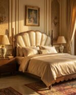 Rumi Solid Wood Bed Set