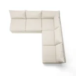 L-SHAPED WHITE SOFA - Image 3