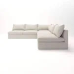 L-SHAPED WHITE SOFA - Image 5