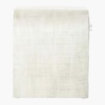 ASH-WHITE LACQUERED LINEN NIGHTSTAND WITH DRAWER - Image 6
