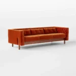ELBA-TUFTED VELVET 3 SEATER SOFA - Image 2