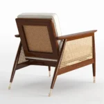 CANED ACCENT CHAIR w/ SHEESHAM FRAME - Image 5