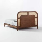 ROCCO-WOOD AND RATTAN KING SIZED BED - Image 5