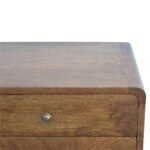 Mid Century Curved Bedside Table - Image 6