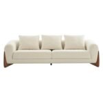 Mahogany-3 Seater Sofa - Image 3