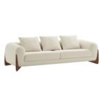 Mahogany-3 Seater Sofa - Image 2