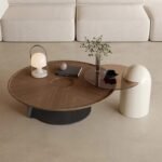 Ingrid-Round Wooden Coffee Table - Image 2