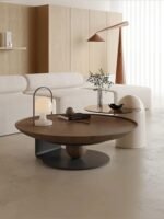 Ingrid-Round Wooden Coffee Table