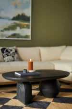 Raven-Oval Coffee Table - Image 5