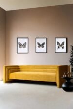 Jules-Art Deco Stepped 3 Seater Sofa