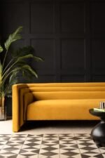 Jules-Art Deco Stepped 3 Seater Sofa - Image 2