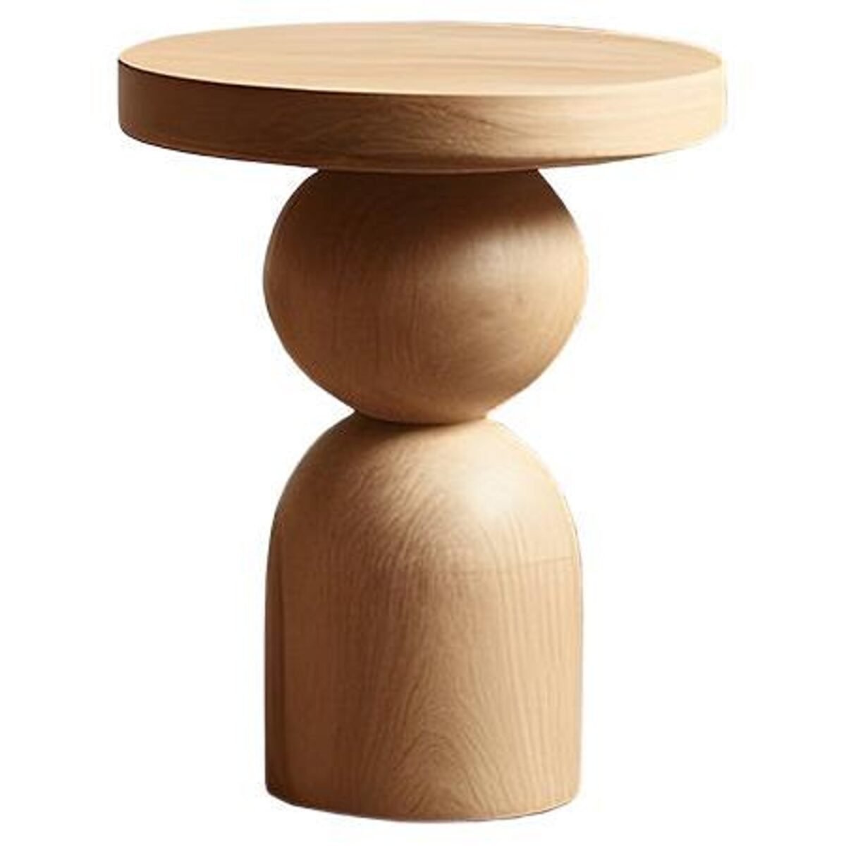 Poplin-Small Solid Wood Side Table - Image 2