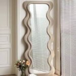 Groovy-Velvet Curved Edge Mirror - Image 4