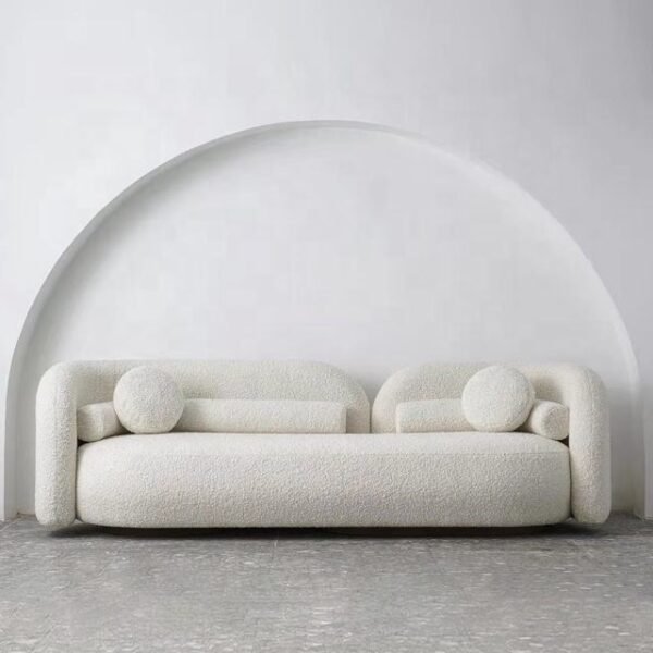 Agnes-Boucle 4 Seater Sofa