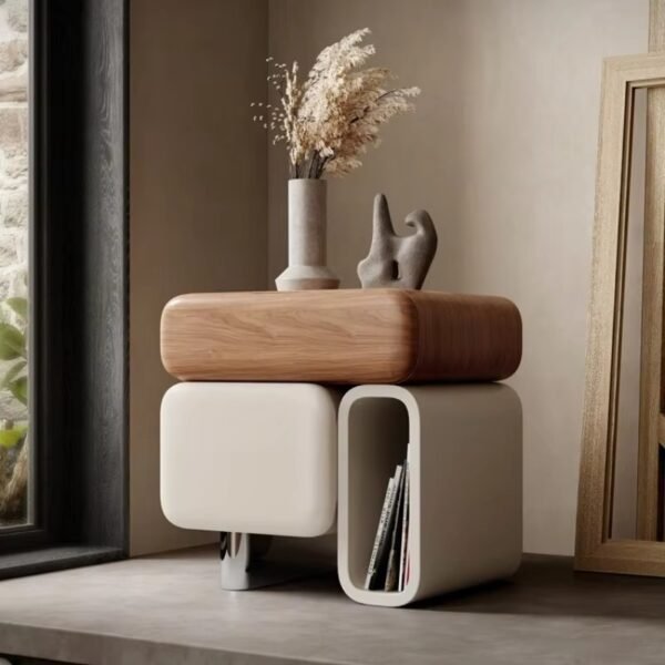 Cove-Side Table w/ Compartments