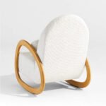 Rollie-White Boucle Rocking Chair - Image 6