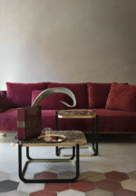 Scarlet-3 Seater sofa with Rattan - Image 3