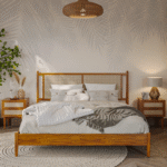 Honey Rattan Bed Set - Image 2