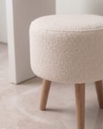 Classic White Vanity with Stool - Image 3