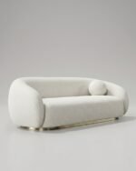 Classic Aurelia Boucle 3 Seater Sofa - Image 2