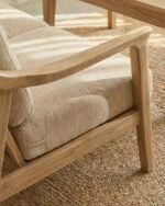 Zen Wood 3-Seater Sofa - Image 4