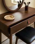 Rocera Solid Wood Vanity with Stool - Image 4