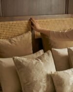 ROCCO-WOOD AND RATTAN KING SIZED BED - Image 7