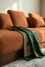 The Terracotta Boucle 7 Seater L Shaped Modular Sofa - Image 5