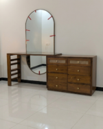 DEVON RATTAN VANITY WITH STOOL