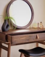 Rocera Solid Wood Vanity with Stool - Image 3