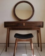 Rocera Solid Wood Vanity with Stool - Image 7