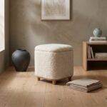 Cloud Boucle Storage Ottoman