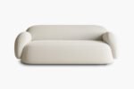 Dori Boucle Curved 3-Seater Sofa - Image 2