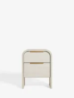 Classic Curved Bedside Table