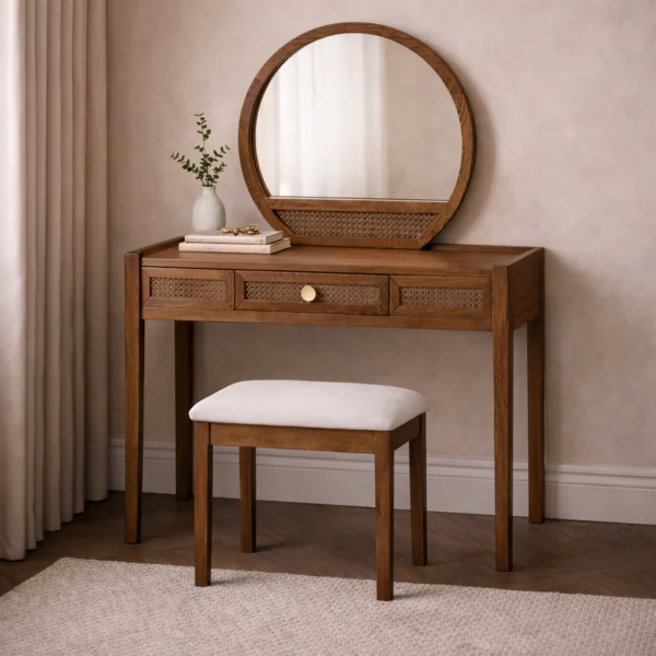 Elara Fluted Vanity Set