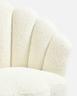 Petals Boucle Accent Chair - Image 3