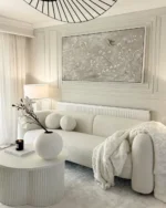 Crema-Cushioned 3 Seater Sofa - Image 5