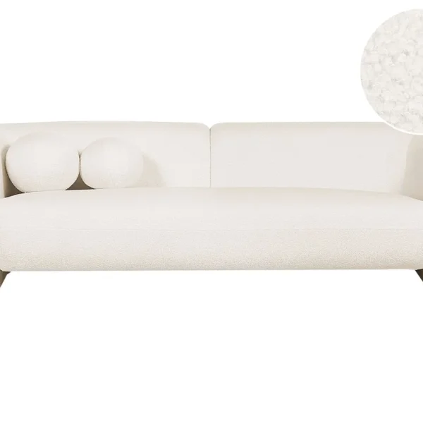 Crema-Cushioned 3 Seater Sofa