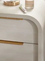 Classic Curved Bedside Table - Image 2