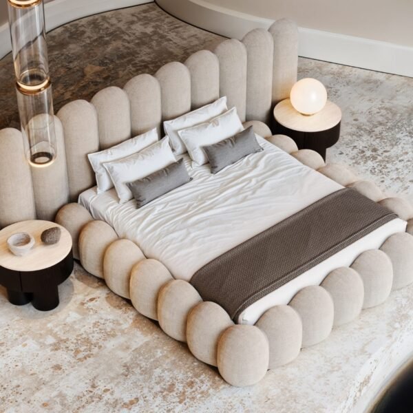 ACOTUS BOUCLE BED