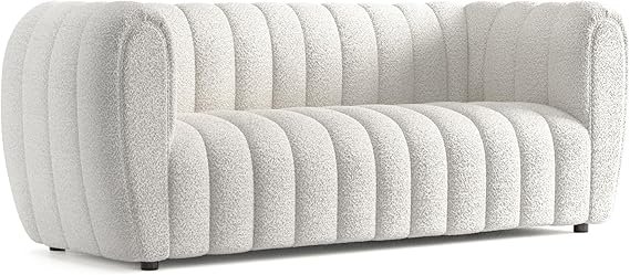 Bliss Channel Tufted 3 Seater Sofa
