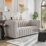 Bliss Channel Tufted 3 Seater Sofa - Image 2