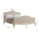 The Classic French Rattan Bed With Side Tables - Image 4