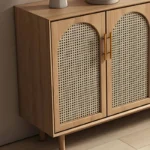 Bamboo Rattan Sideboard - Image 4