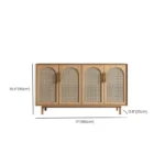 Bamboo Rattan Sideboard - Image 6