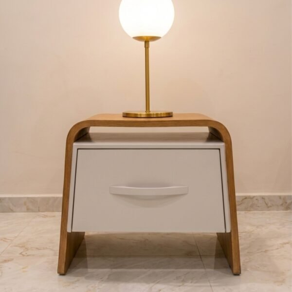 TOKO VANNERED BED SIDE TABLE