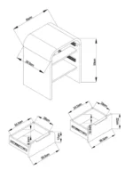 Classic Curved Bedside Table - Image 4